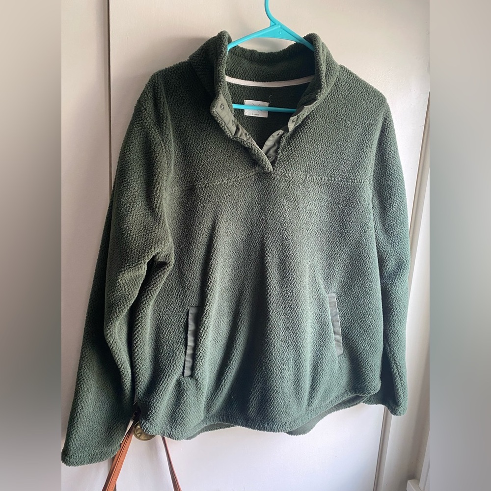 TX XLarge Green Long sleeve Pullover